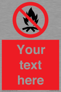 Custom prohibition No campfire